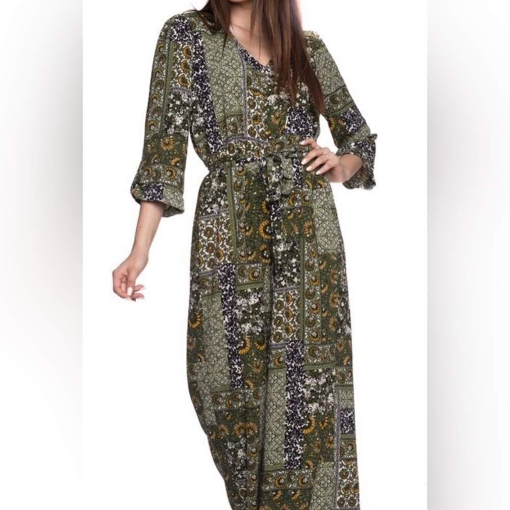 Wrapper Floral Jumpsuit Size XL